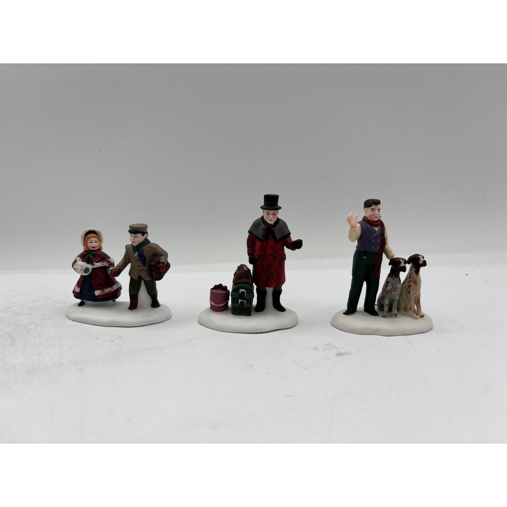 Dept 56 1993 Vintage Heritage Village Vision Of A Christmas Past Set Of 3 5817-3